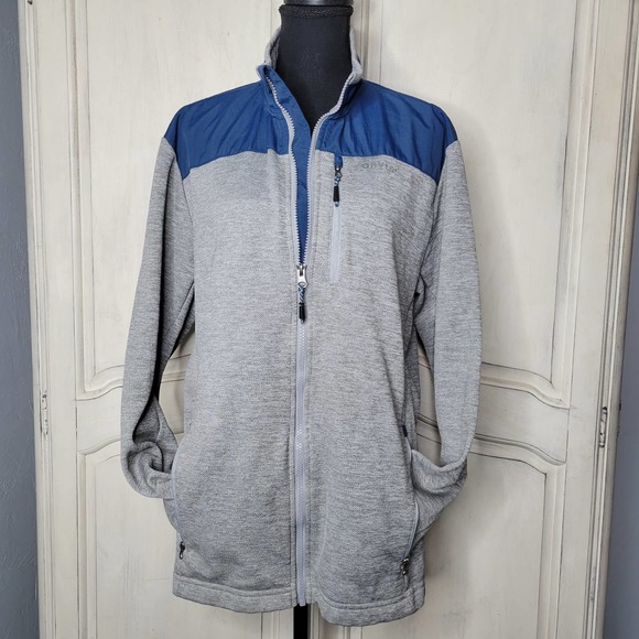 ORVIS Mens Bonded Mesh Full Zip Fleece Windbreaker Jacket✨️L - Picture 1 of 13